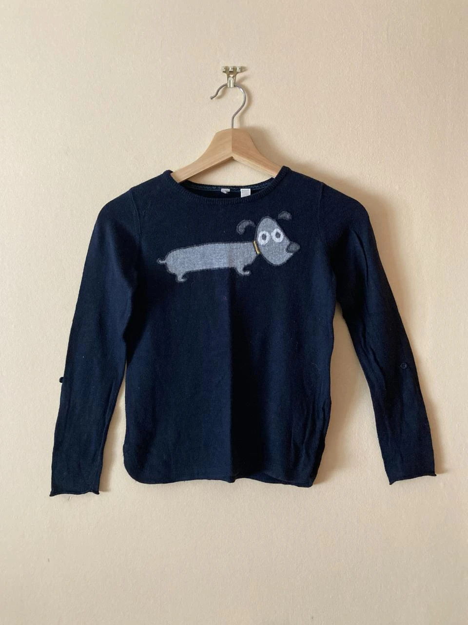 Pull fin chien teckel Okaïdi 10 ans